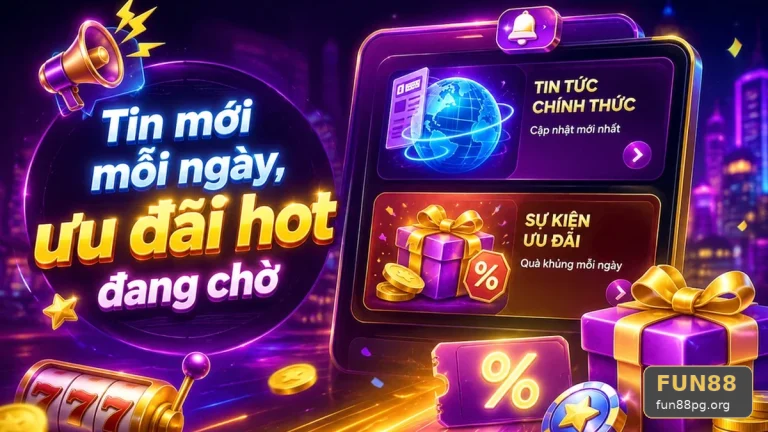 Ghi Chép Kết Quả Để Đánh Giá Thói Quen Thay Vì Tìm Công Thức Thắng: Đọc Chi Tiết Giao Diện Tin Mới, Ưu Đãi Và Điều Kiện Khuyến Mãi FUN88 fun88pg.org – Quy Trình Minh Bạch Cộng Đồng